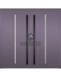 LIM Flet B double - aluminum double hinged front door with vertical glass