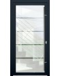 LIM-BATCH Glass S4 - frosted front door with four transparent stripe