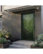 LIM FS1 - high-quality aluminium hinged door with green fusing glass