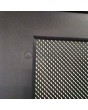 LIM G5 - Glass entry aluminium door with with tiger motif in decorative panel