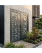 LIM G2 double - Double glass aluminium door with decorative panel