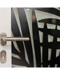 LIM G3 double - Double glass aluminium door with decorative panel