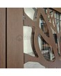 LIM G4 - Glass entry aluminium door with decorative panel