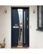 Anthracite stainless steel front door
