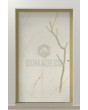 LIM Cristallo - aluminum hinged door covered with Cristallo sintered quartz