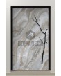 LIM Grigio - aluminium hinged door covered with grigio sintered quartz