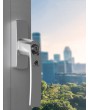 AL86-S2 -  turn open aluminum window (inside opening)