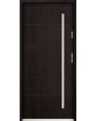 Sta Henson - contemporary steel front door with ribs