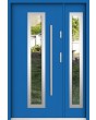 Hevelius Duo - residential entry steel door with side panel