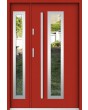 Hevelius Duo - residential entry steel door with side panel