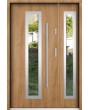 Hevelius Duo - residential entry steel door with side panel