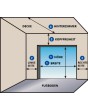 WIS E2 -  sectional garage door with high ribs