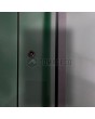 LIM Flet B double - aluminum double hinged front door with vertical glass