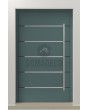 LIM Integra-inox - modern aluminum front door