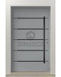 LIM Integra-inox - modern aluminum front door