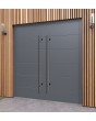 LIM Integra double - solid double aluminum door with ribs