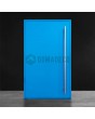 Blue aluminium main entrance door