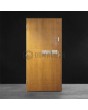 Golden oak modern simple steel front door