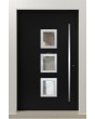 LIM Izobar - aluminum front door with three window