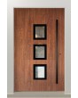 LIM Izobar - aluminum front door with three window
