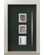 LIM Izobar - aluminum front door with three window