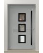 LIM Izobar - aluminum front door with three window