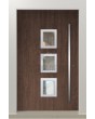 LIM Izobar - aluminum front door with three window