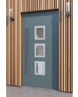 LIM Izobar - aluminum front door with three window