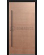 LIM Copper - aluminum front door with a copper coating