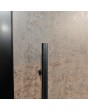 LIM V53 - aluminum entry door covered with sintered quartz