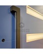 LIM 39 - Aluminum high-end exterior front door