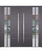 LIM C3 double -  front entrance aluminum double door
