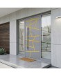 LIM W360 - modern aluminum front door with stripes