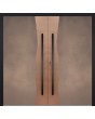 LIM M25 double - aluminum hinged double door with copper and aged bronze liquid metal
