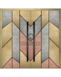 LIM M4 double - Aluminum double hinged entry door coated with different color of liquid metal