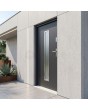 Anthracite beautiful steel front door