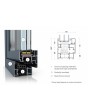 AL86-B1 - turn balcony single door