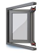 3 panel Aluminum Bifold Doors