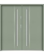 Sta Nakamoto Double - external modern double steel front door with vertical stripe