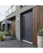 Anthracite external modern front door