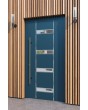 LIM 09E - modern aluminum exterior door