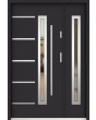 Sta Picard Duo - stainless steel front door with one side panel
