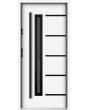 Sta Picard noir - security external single door with black frame arround glass