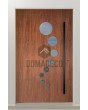 LIM 12E - modern aluminum exterior door