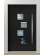 LIM 14E - modern aluminium door with four square windows