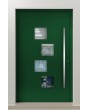 LIM 14E - modern aluminium door with four square windows