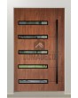 LIM 39 - Aluminum high-end exterior front door