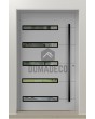 LIM 39 - Aluminum high-end exterior front door