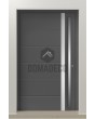 PIVOT 41 - aluminium pivot door with strip