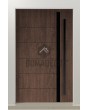 LIM 41 - hurricane proof aluminium front door with strip